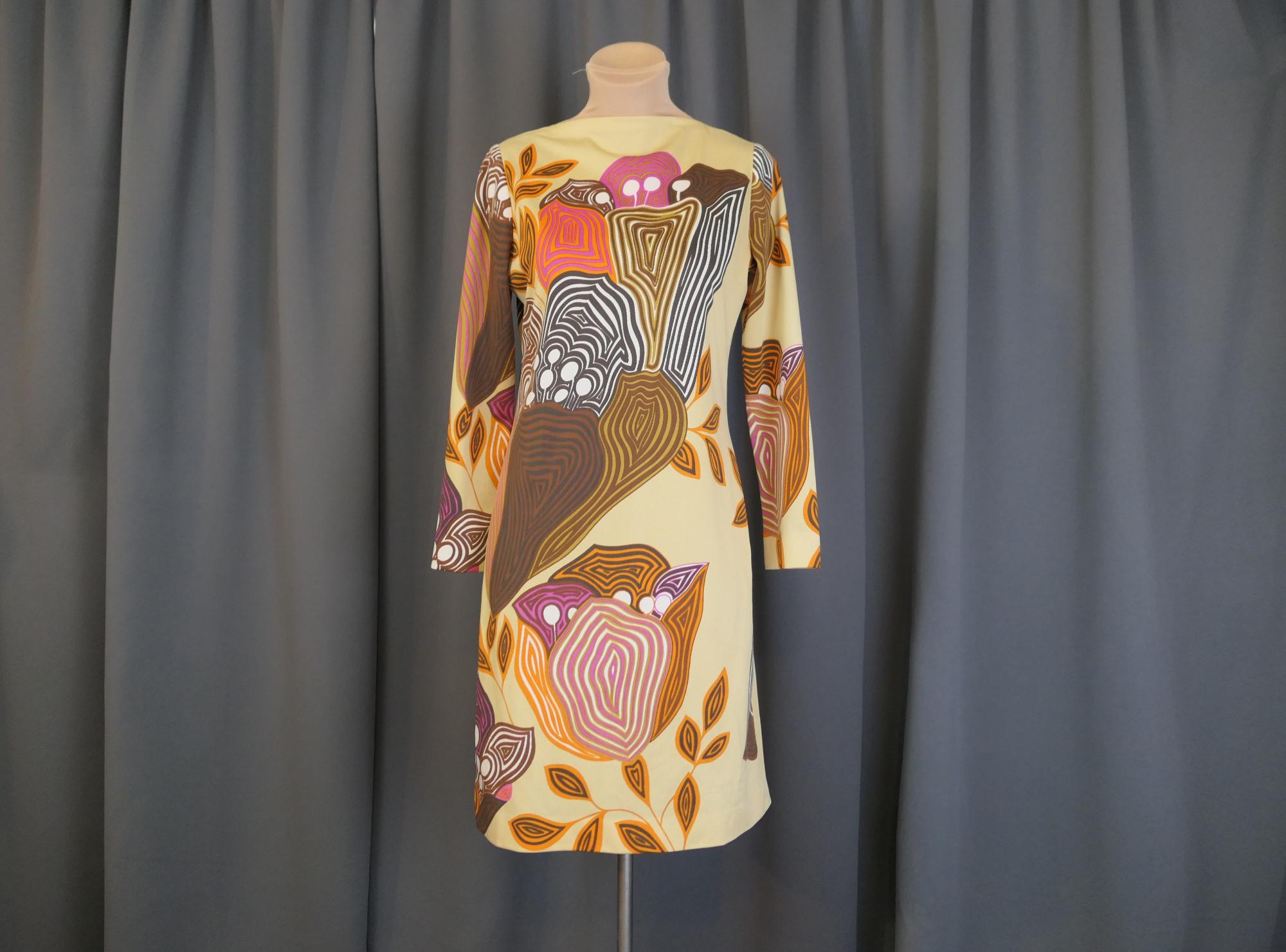Abstract Print Dress - Etsy