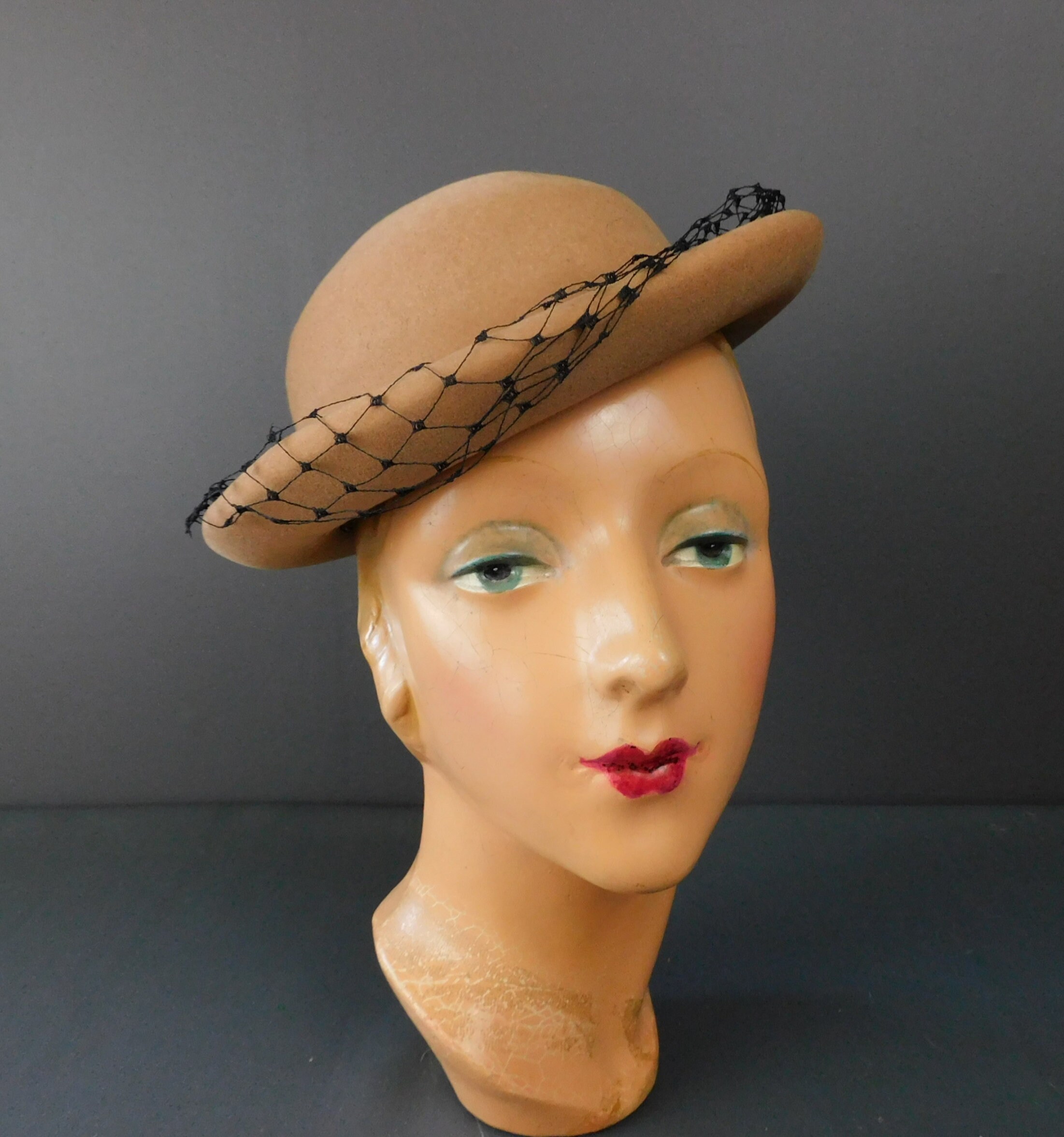 1940 hats with netting