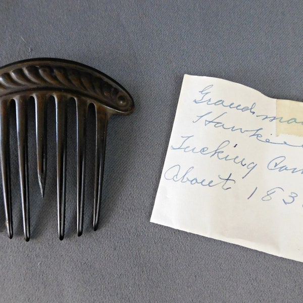 Antique Hair Comb Etsy