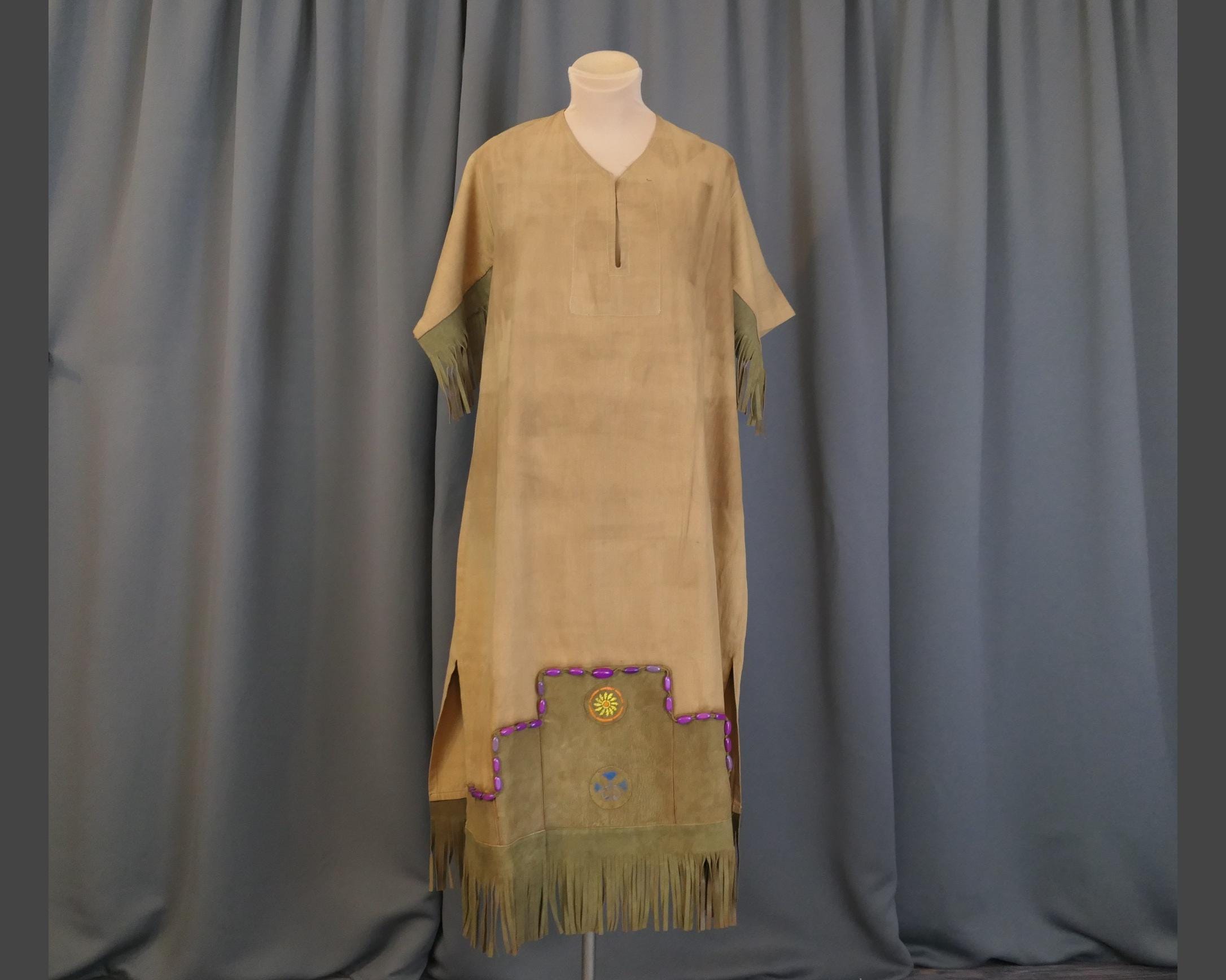 Womens Leather American Indian Dress - Etsy