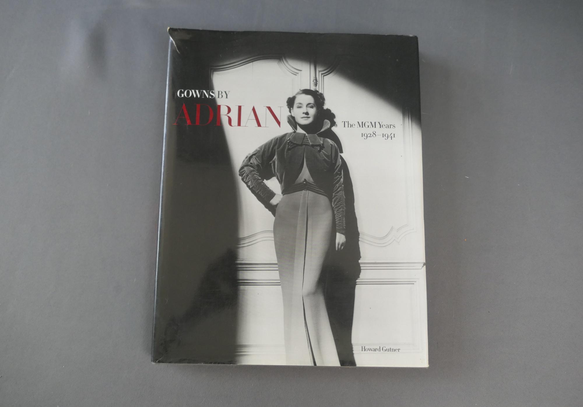 Gowns by Adrian - The MGM Years 1928-1941, Vintage Fashion Book, Vintage Hollywood Movie Clothing Designer