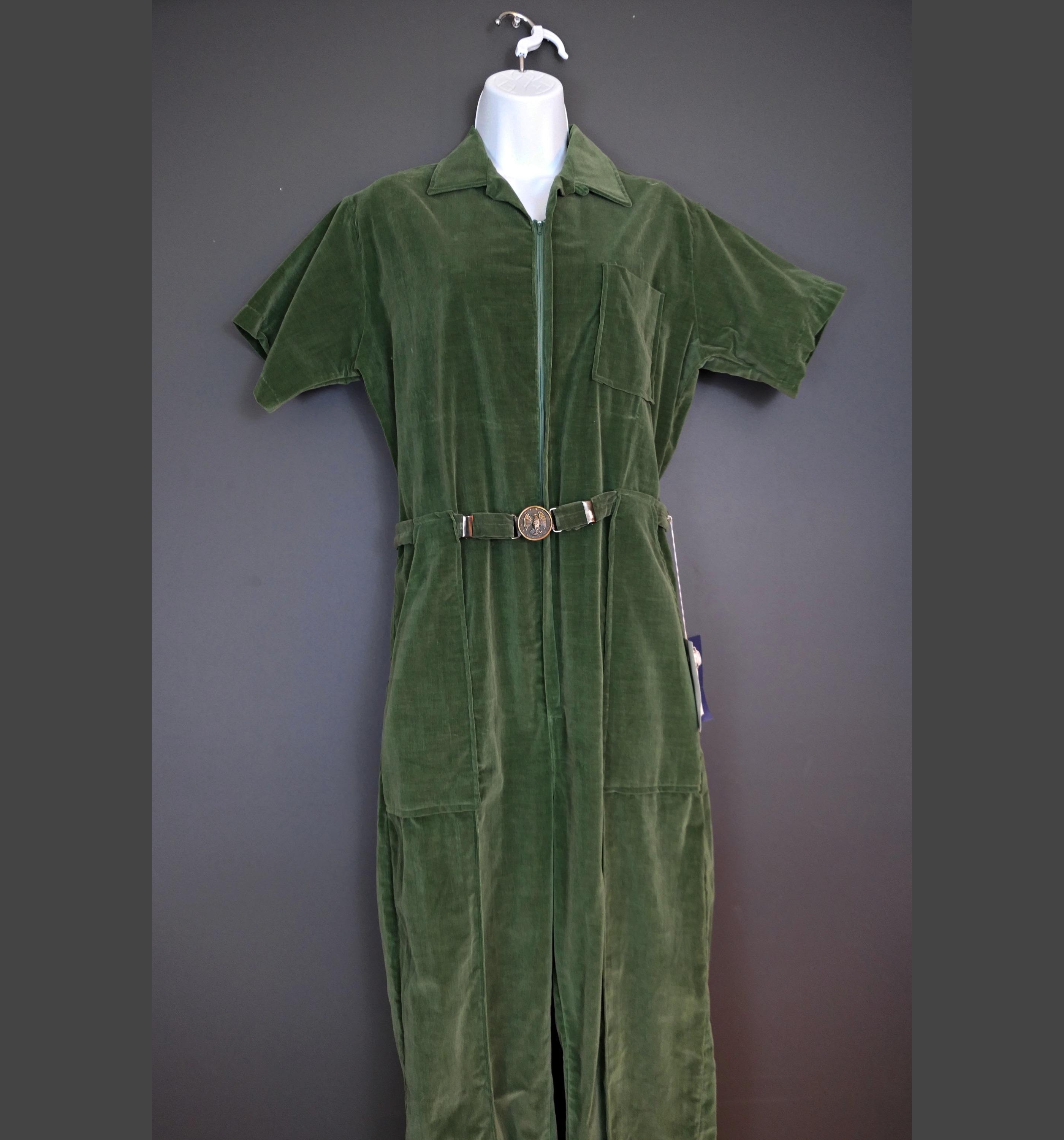 70s Green Jumpsuit - Etsy 70s Green Jumpsuit - Etsy
