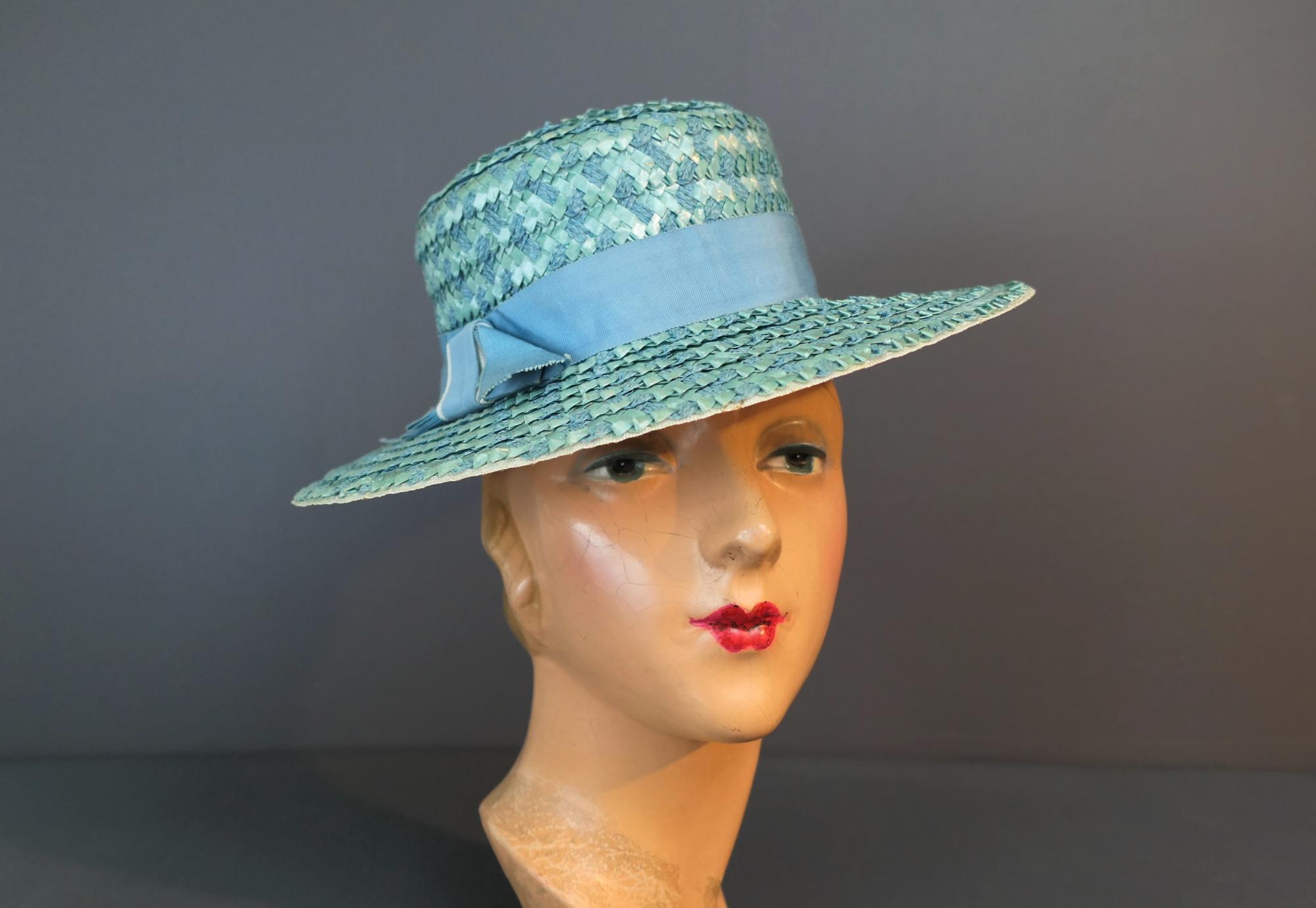 Vtg 50s 60s Sears Millinery Black Wide Brim Hat Union Made USA Church Chiffon 1940s Union Made Hat - Etsy main image 3