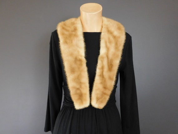 Vintage Fur Jacket Light Brown Fur Coat Leather & Fur… - Gem