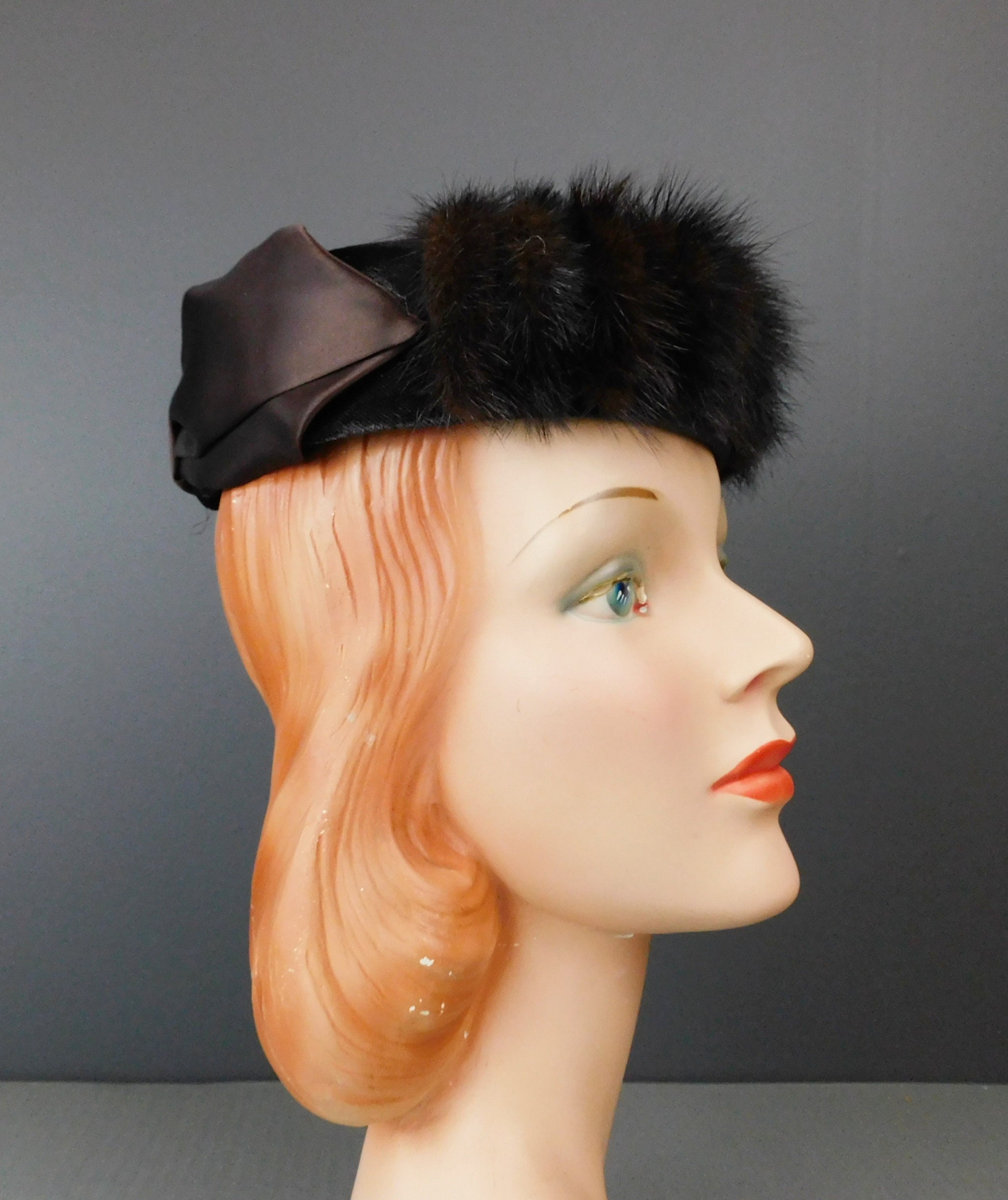 Vintage Mink Hat - Etsy