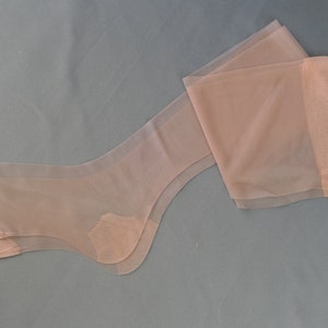 Vintage RHT Nylon Stockings 1950s 1960s, Seamless size 9-1/2, unworn image 2