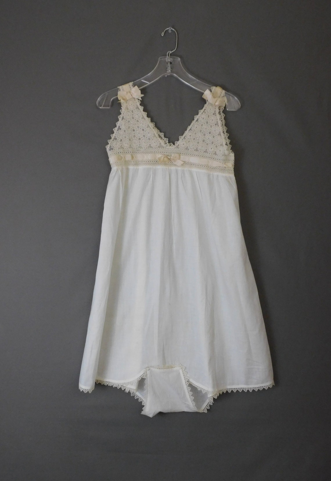 Vintage 1900s Envelope Chemise Teddy fits 36 inch bust White Etsy