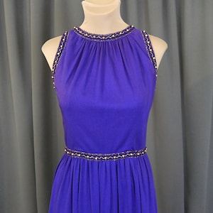 Purple and Gold Maxi Dress - Etsy
