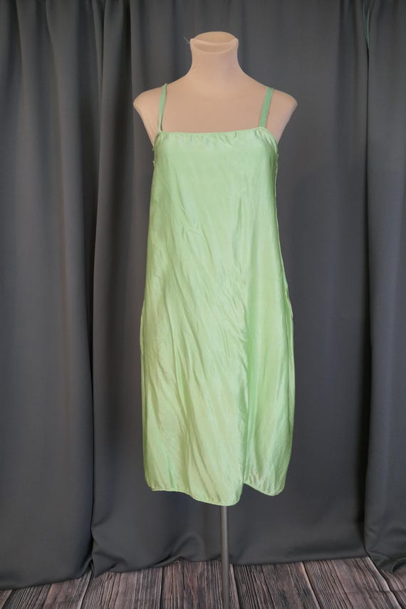 DAMAGED 1920s Nile Green Silk Chemise Slip, 34 Bust, Flapper Lingerie,  Study, Display, Cutter - Etsy