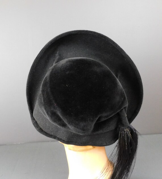 Vintage 1940s Hat Janette Colombier Adaptation, B… - image 4