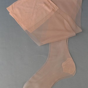 Vintage RHT Nylon Stockings 1950s 1960s, Seamless size 9-1/2, unworn image 7