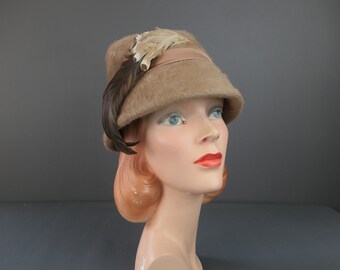 Miss Alice French ANTIQUE hat VINTAGE 1950 main image 2