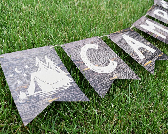 Camping Party Decorations Camping Baby Shower Theme Wild One