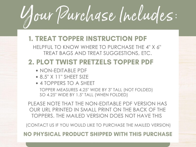 Book club party printable listing details showing what is included in the instant download PDF