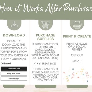 How to download and print book club party favor printable PDF after Etsy purchase