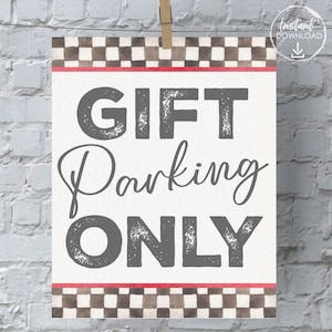 Geschenk-Parkplatz nur Schild, Rennwagen-Party, schnell ein Geburtstag, zwei schnell Geburtstag, Brauchen Sie vier Geschwindigkeit, Vintage-Rennwagen-Geburtstag, digitaler Download
