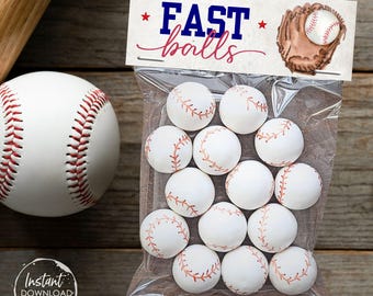 Rookie of the Year Baseball Birthday Party Favors for Guests in