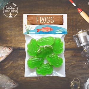 The Big One Angeln Party Favor Taschen für Kinder Fisch Party Favor Ofishally One Party Favor Erster Geburtstag Party Snack Taschen Gefangen Fischen Köder