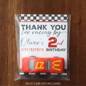 Race Car Party Favors for Kids Birthday Parties Fast One Birthday 1st Lap Around the Track Two Fast Need Four Speed Racecar Party Favor