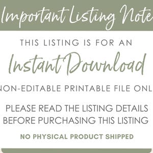 Instant download book club party favor printable with no physical product shipped