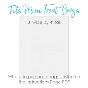 Mini Treat Bags 3x4