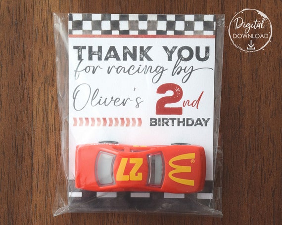 Race Car Party Favors, Hot Wheels Birthday, Race Car Birthday, Two Fast Birthday, Fast One Birthday, 2 Fast Birthday, Party Favors for Kids Il_570xn