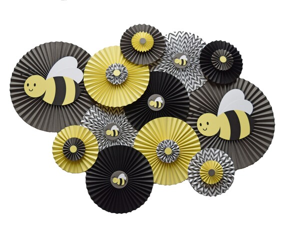 Bee Baby Shower Bee Baby Shower Decorations Bumble Bee Baby Etsy
