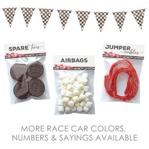 Race Car Party Favors, Fast One Birthday, Two Fast, 2 Fast, Need Four Speed, Girl Race Car Birthday, Racecar, Goody Bags, Kids Treat Bags