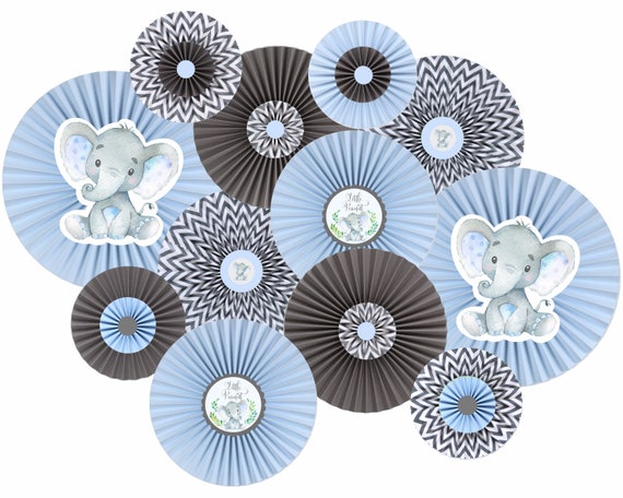 Elephant Baby Shower Elephant Baby Shower Decorations Baby Etsy