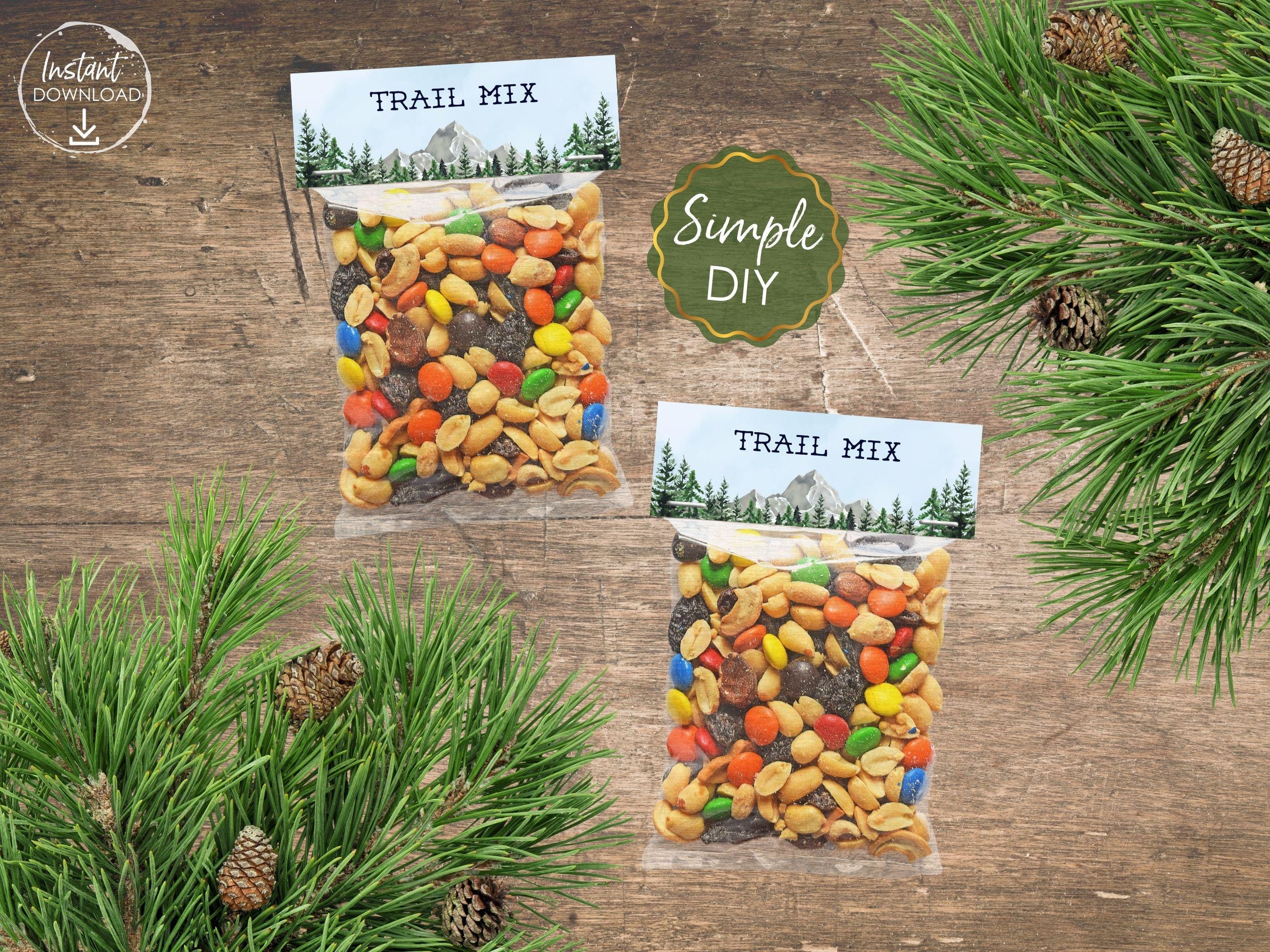Trail Mix Cone Favours