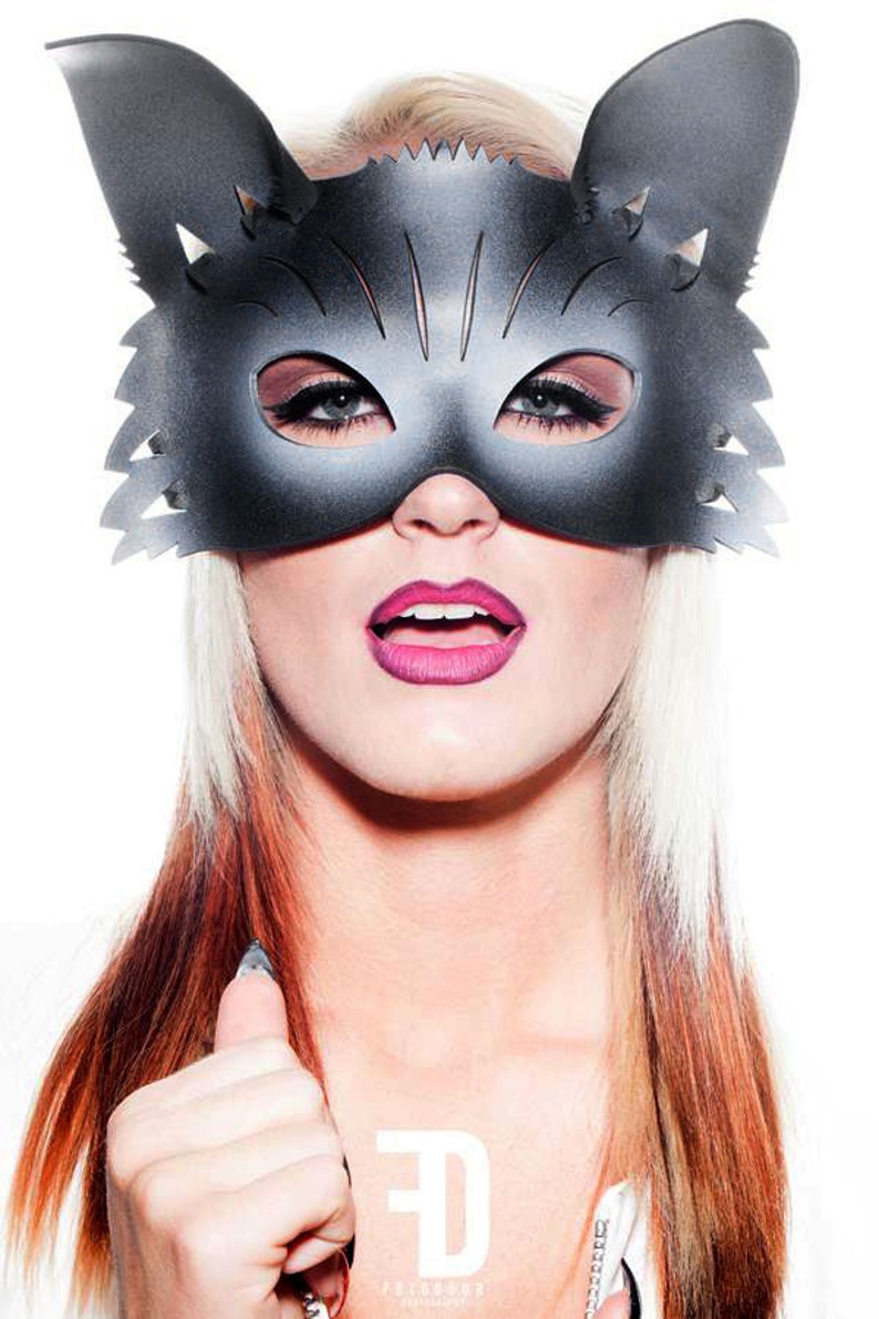 Wolf Leather Mask | Etsy