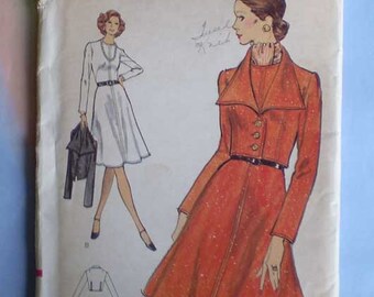 Vintage 70s Very Easy Vogue Uncut Dress Jacket Pattern 38 30 40