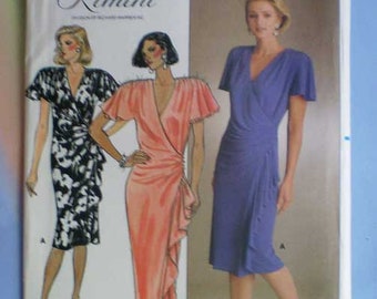 Vintage 80s Rimini Dress Butterick 3383 Uncut Pattern 34-36-38 Bust Sizes