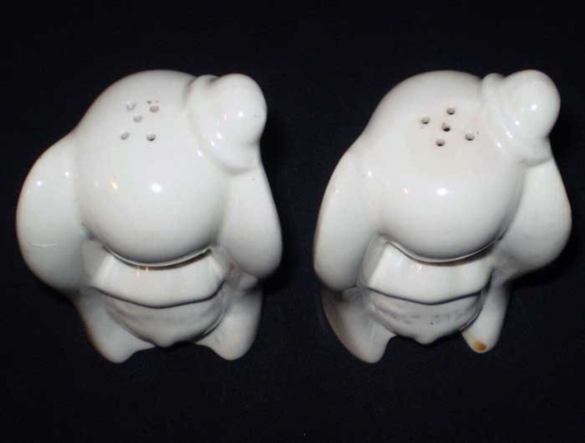 Vintage 40s Dumbo Salt and Pepper Shakers Walt Disney Etsy