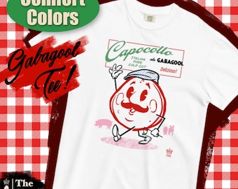 T-shirt premium Gabagool, T-shirt italien épais, Amateur de cuisine italienne, Chemise aux couleurs confortables