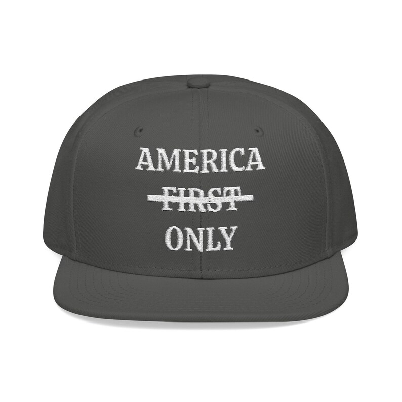 Bonnet brodé Not America « First », America ONLY « MAGA » image 8