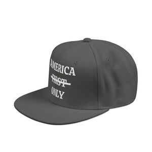 Bonnet brodé Not America « First », America ONLY « MAGA » image 2