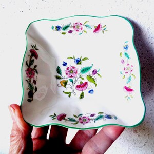 Vintage jam trinket dish Minton English bone china