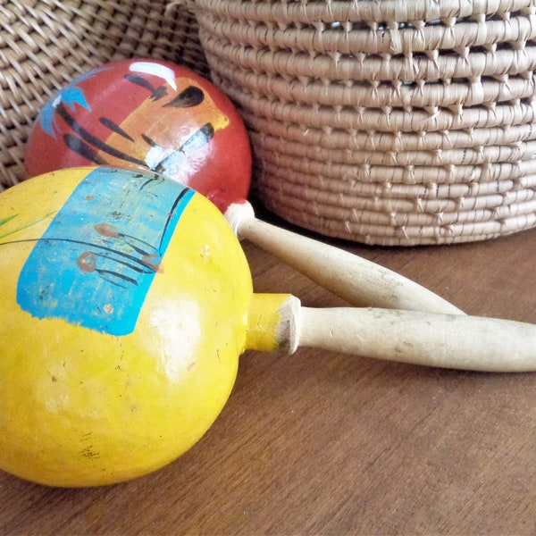 Vintage Maracas Etsy