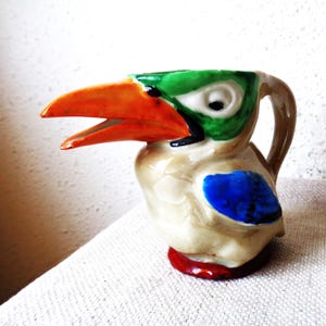 Vintage bird cream pitcher, Made in Germany