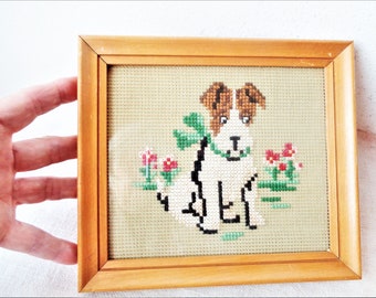 vintage jack russell fox terrier dog picture