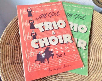 vintage gospel church songbooks girl trio choir song books Norman Clayton