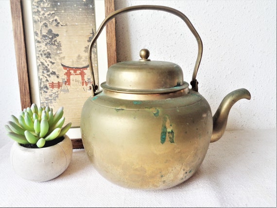 Vintage Brass Teapot -  Canada