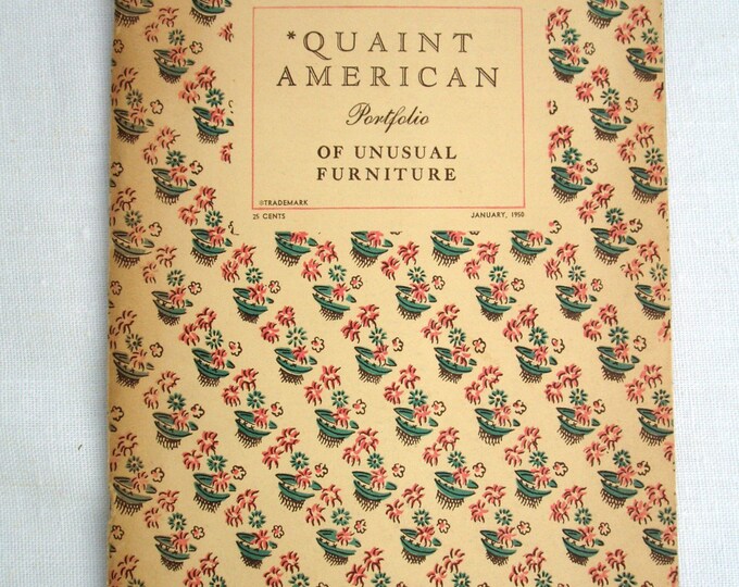 Vintage Furniture Catalog Carl Forslund 1950 Milk Glass Traditional
