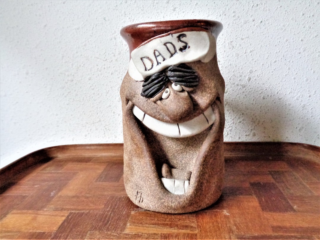 Vintage Funny Face Mug Gift for Dad Etsy