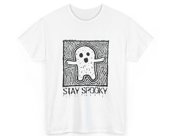Camiseta Stay Spooky, camiseta de Halloween, camiseta de regalo con diseño gráfico, regalo festivo