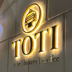 Letrero LED 3D, Letrero con logotipo de metal, Letreros de recepción, Letrero retroiluminado 3D, Letrero para negocios, Letrero para vestíbulo, Letras retroiluminadas, Letrero de empresa, Letrero de clínica