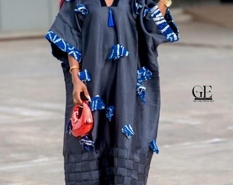 Classy and Elegant Matted Bamileke Bubu - African Traditional Wear for Women - Cameroonian Cultural Outfit - Bamenda dress - Bamileke Dress