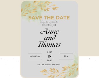 Wedding invitation - SAVE THE DATE