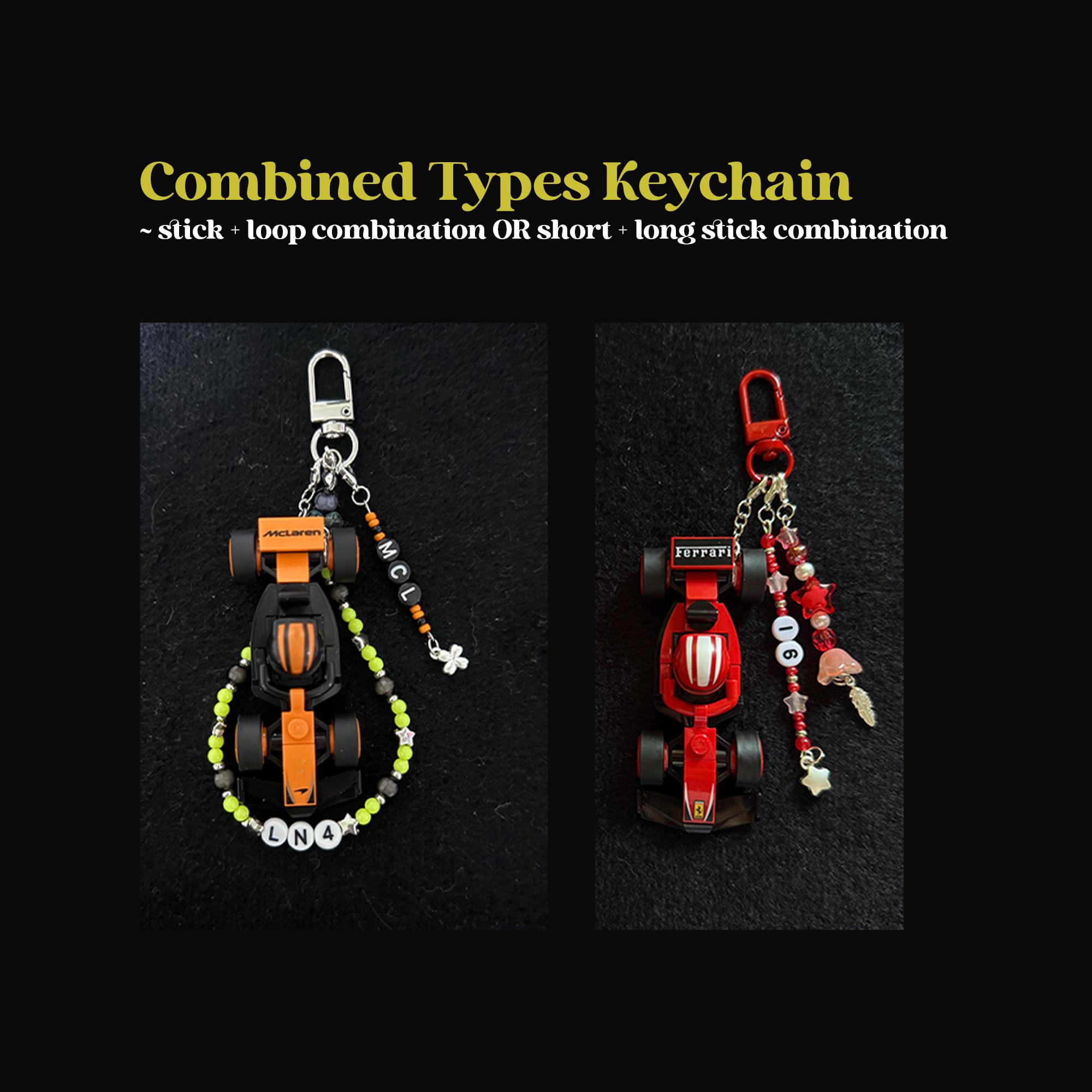 F1 Formula One Customisable Mini Car Keychain Redbull Ferrari Mclaren ...
